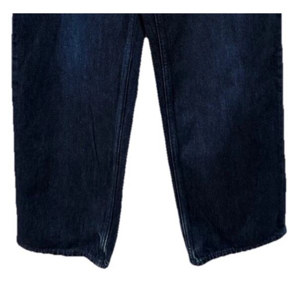 Uniqlo High Rise Straight Leg Jeans Women’s Size 30 Dark Wash Denim - Picture 9 of 9